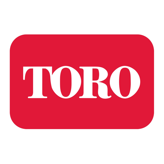 TORO 1616178 QUICK START MANUAL Pdf Download ManualsLib