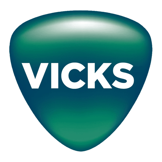 VICKS FILTERFREE PLUS USE AND CARE MANUAL Pdf Download | ManualsLib
