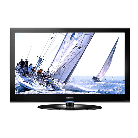 SAMSUNG PS50A556S2F PLASMA TV USER MANUAL ManualsLib