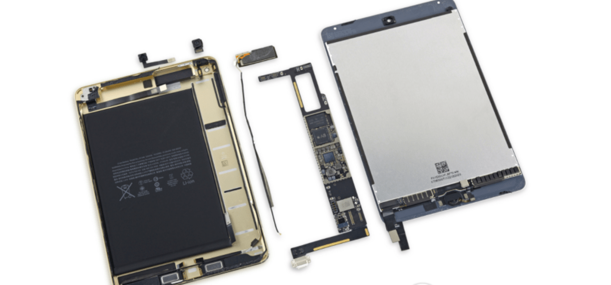 El desmontaje del iPad mini 4 sigue la senda de Apple de más potencia y