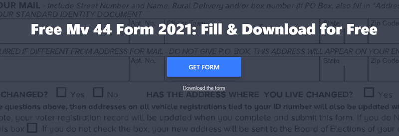 MV 44 Form 2022：Fill & Download Printable PDF Online | CocoDoc