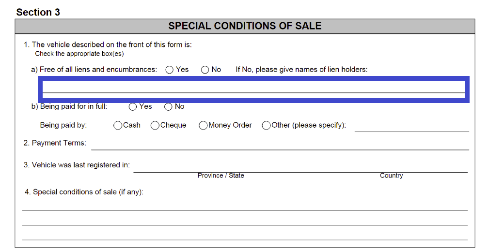 Alberta Bill of Sale for Vehicle: Printable PDF Form 2022 (FREE)
