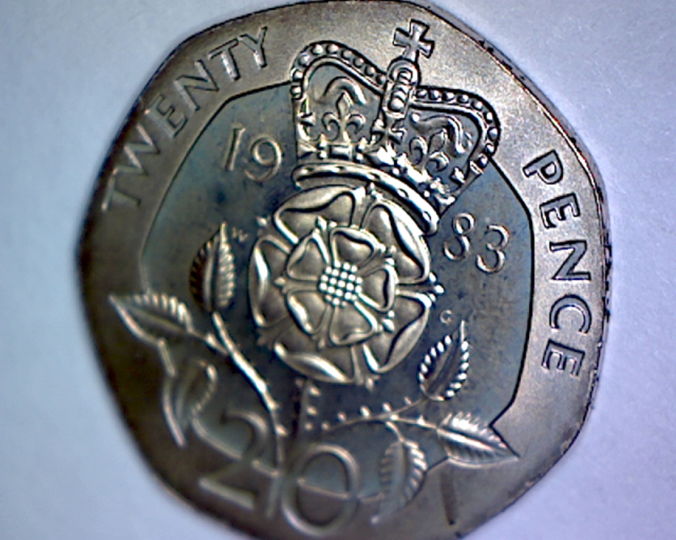 UK 20 pence 1983 does not look right is it a poof Numista