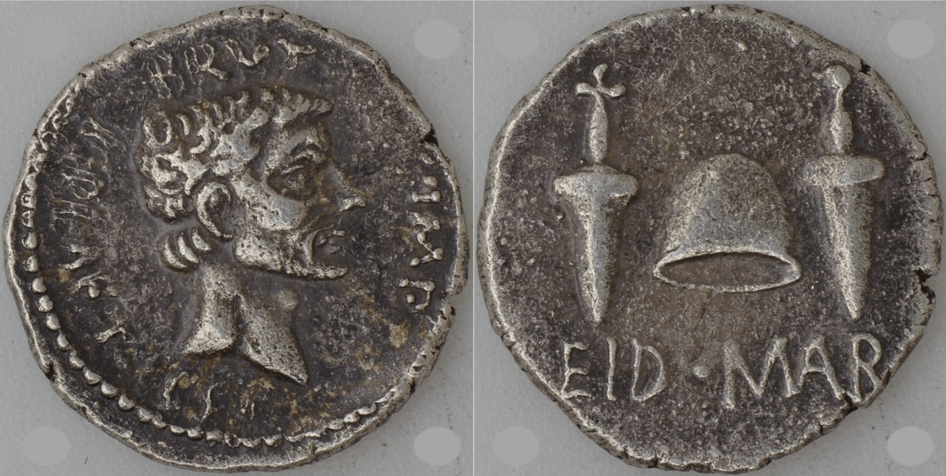 Brutus EID MAR denarius Numista