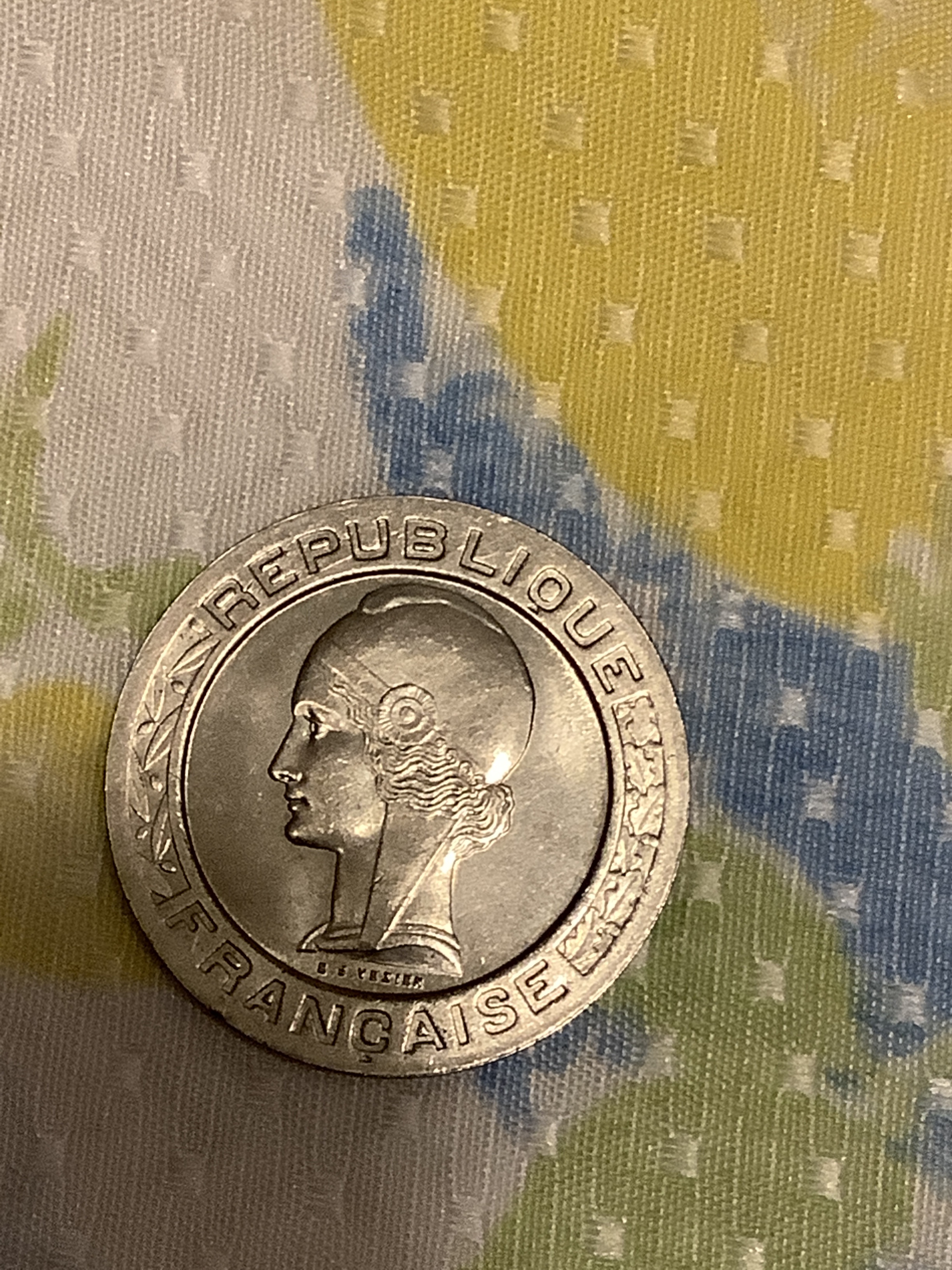 5 francs essai vezien Numista