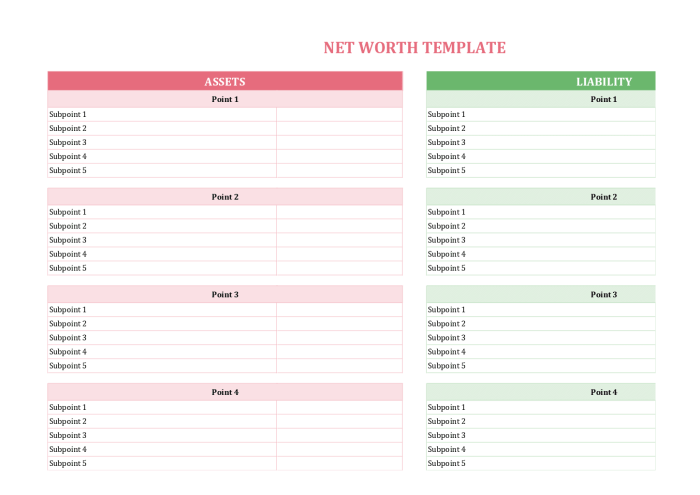 Net worth template | ONLYOFFICE | ONLYOFFICE Net worth calculator worksheet