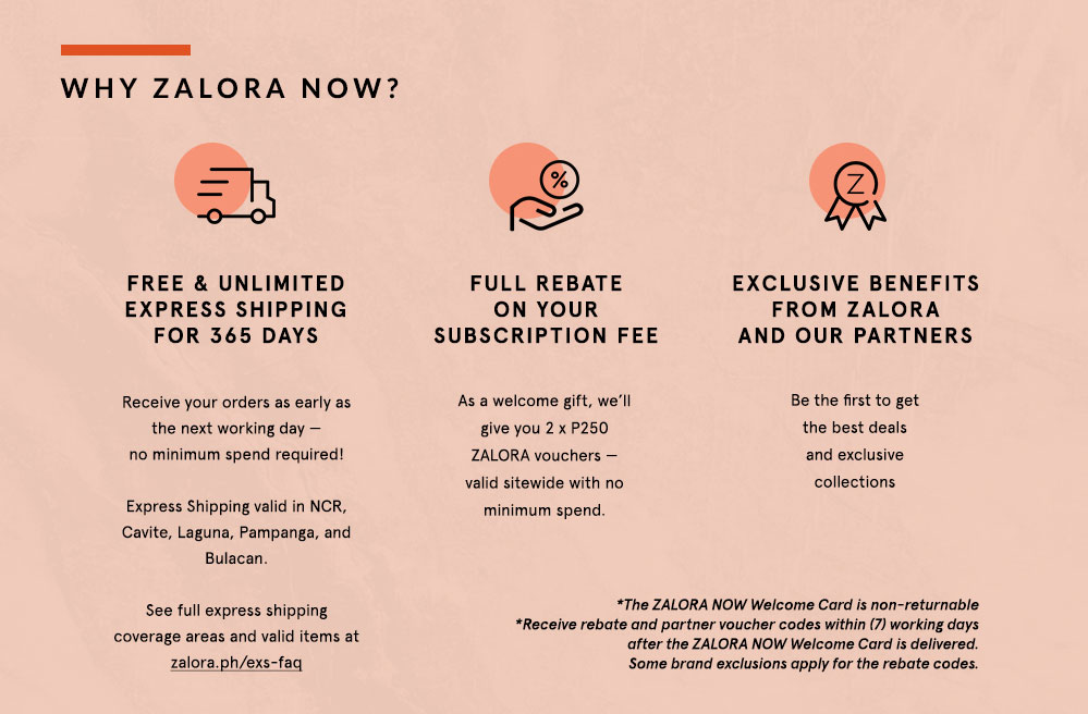 ZALORA Now Express Shipping ZALORA Philippines