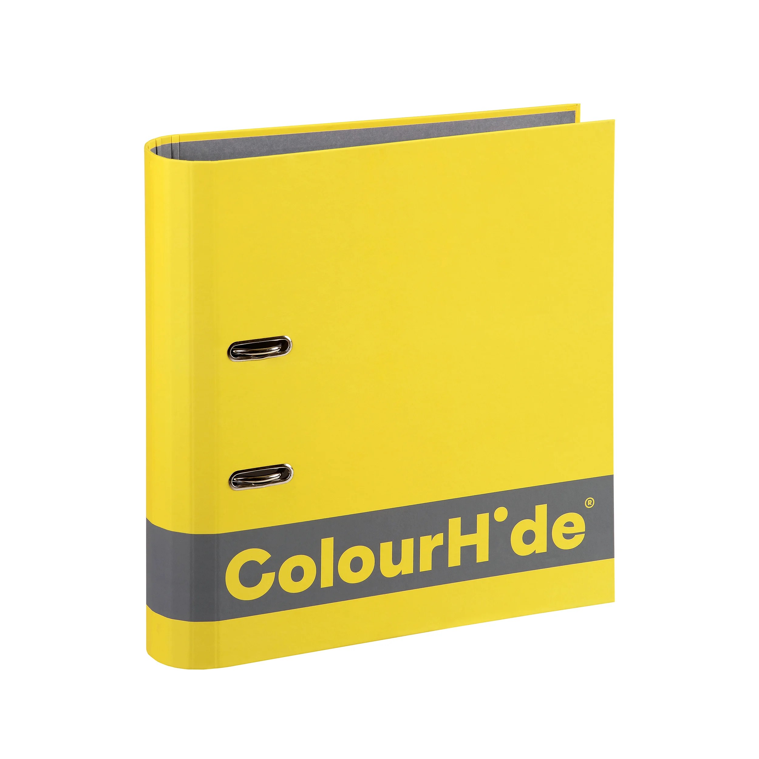 LEVER ARCH FILES Colourhide Silky Touch Lever Arch A4 70mm Yellow Paper Plus