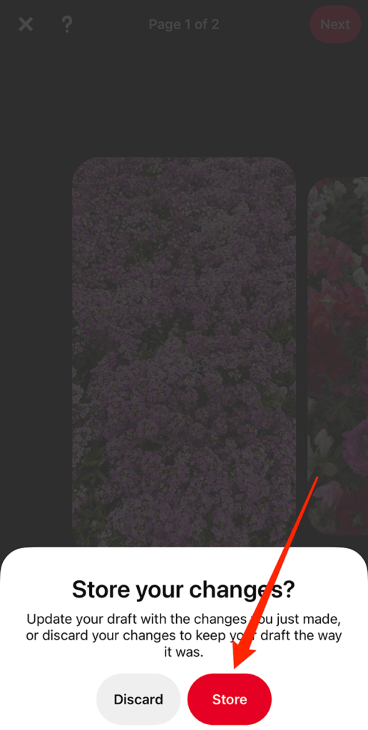 Pinterest How to Save an Idea Pin as a Draft