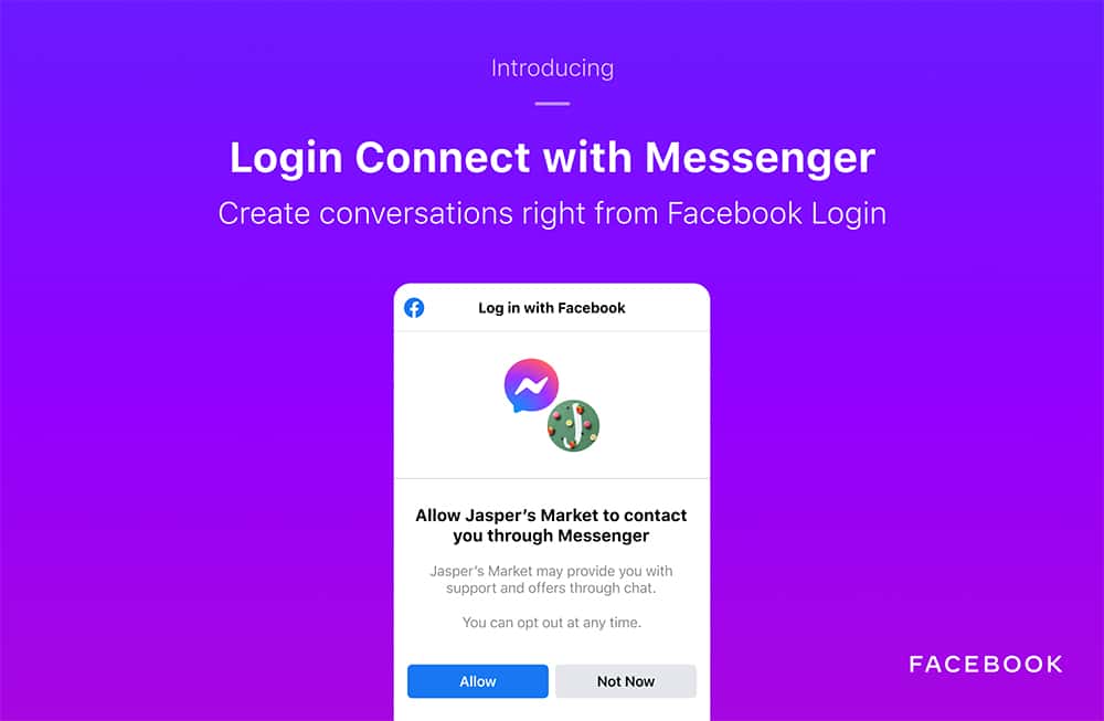 F8 Refresh Facebook Login Gets a Boost With Login Connect With Messenger