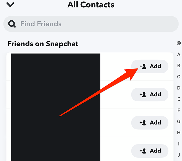 Snapchat How to Find Your Contacts on the App