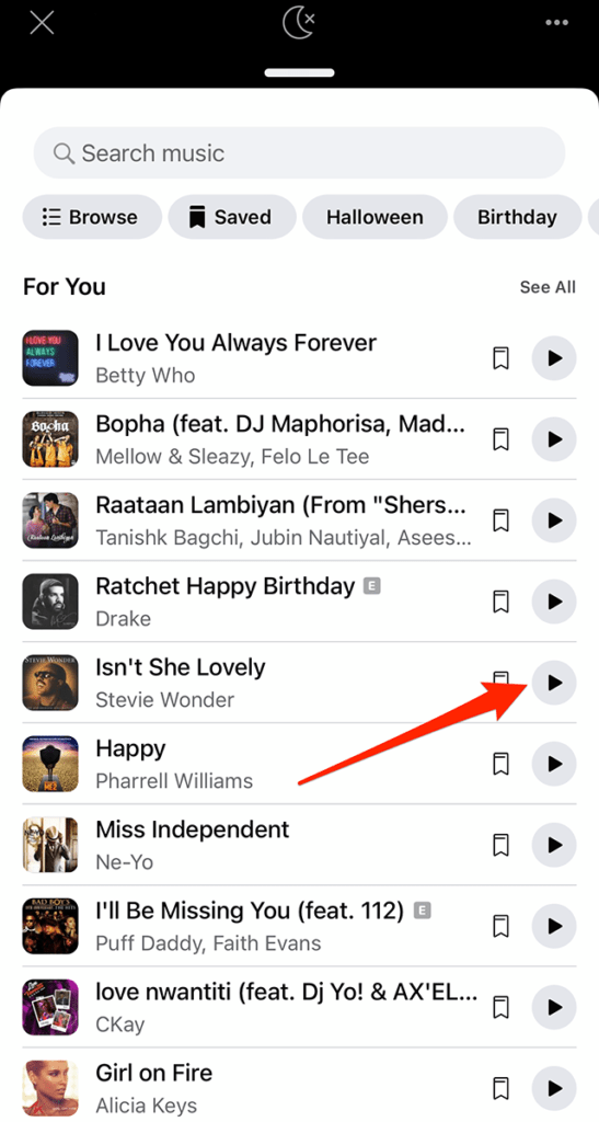 Facebook Reels How to Add Audio to a Reel