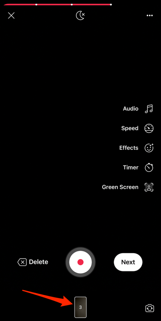 Facebook Reels How to Delete a Clip From a Reel