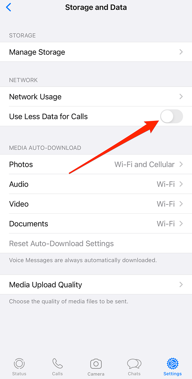 WhatsApp How to Use Less Data for Calls