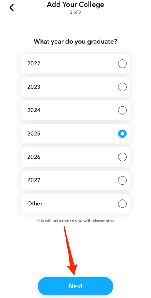 Snapchat How to Add Your College to Your Profile