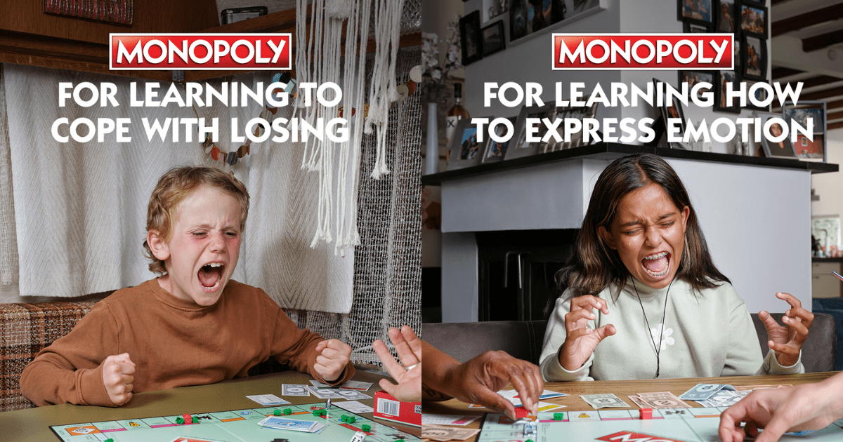 Hasbro Campaign Explains Why Monopoly Is Good for Kids