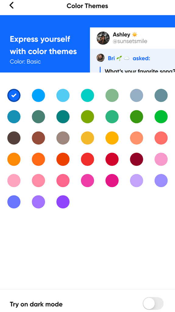 Hive How to Change Your Color Theme