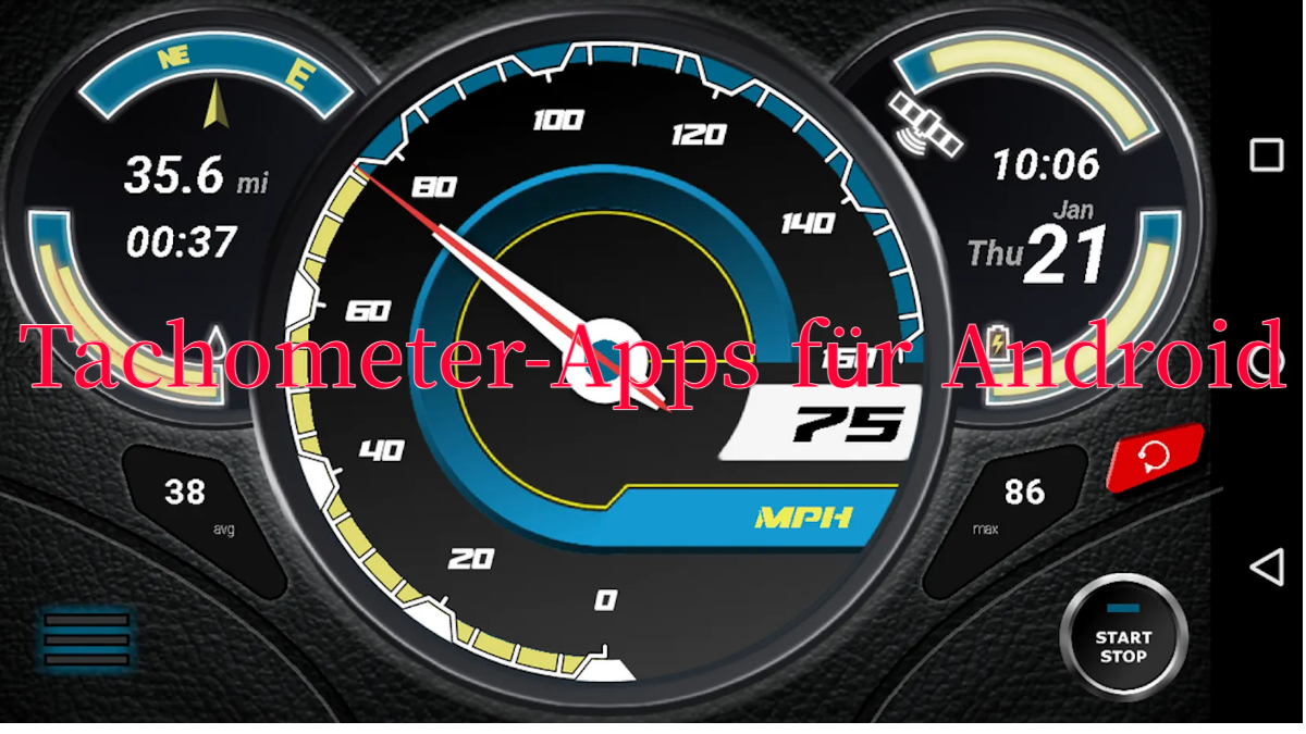 Die 10 besten TachometerApps für Android
