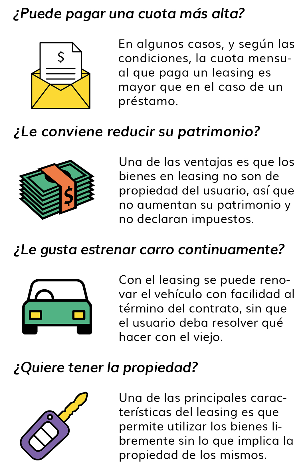 ¿Quiere saber si el leasing es su opción? Cambio Colombia Leasing