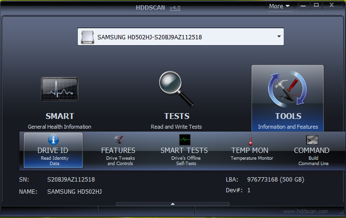 Download HDDScan Free System tools