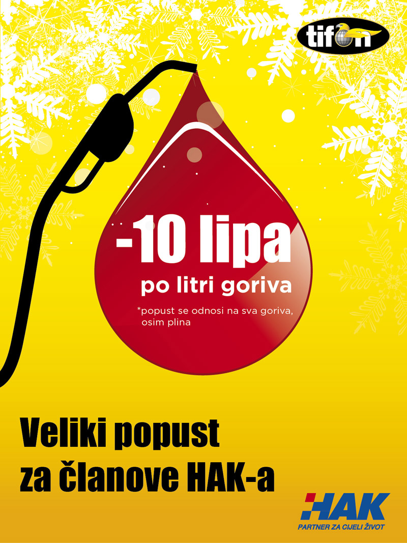 Hak Ovim Clanovima Popust Za Gorivo Na Tifonovim Benzinskim Postajama Hak