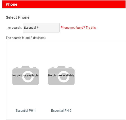 Essential Vodafone listet neues Smartphone › 1ANDROID.DE