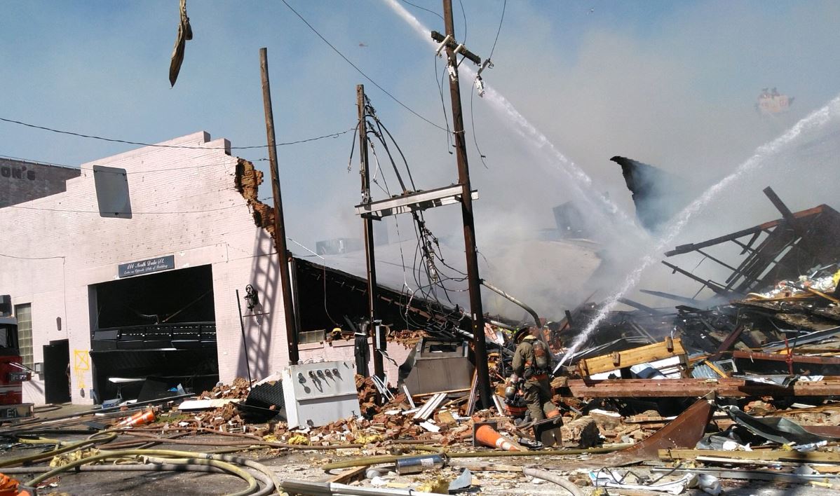 Durham explosion Gas explosion destroys downtown building that housed