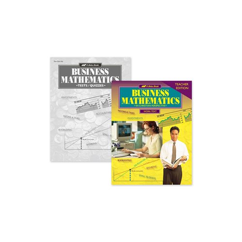 Abeka Product Information Business Math Teacher Kit