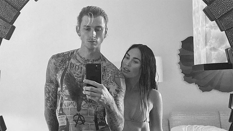 Megan Fox And Machine Gun Kelly Share Sexy Kiss In 'Drunk Face' Music Video Access
