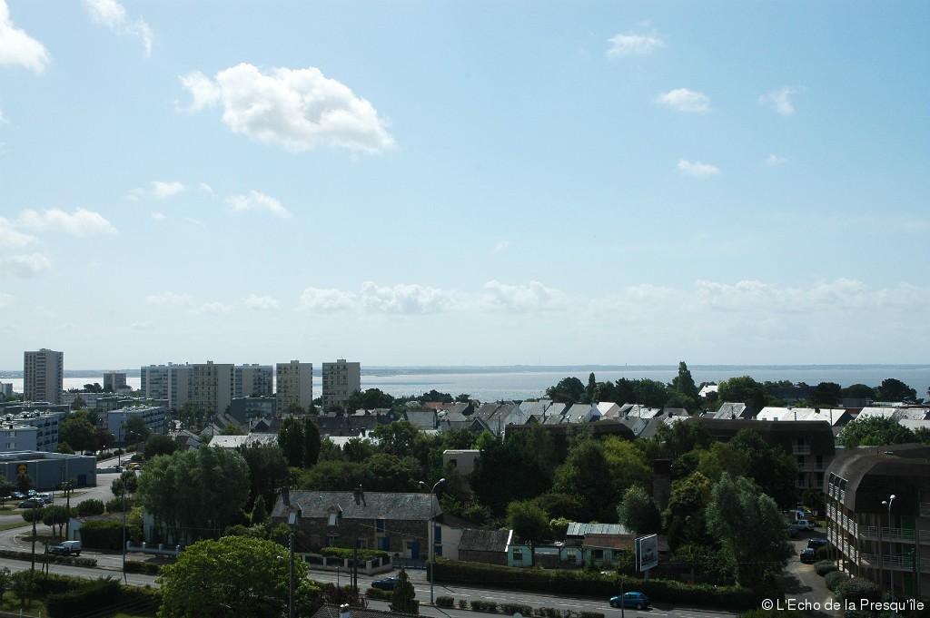 SaintNazaire vue du phare de Kerlédé actu.fr