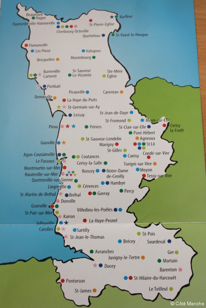 Les Défis De La Carte Touristique De La Manche Carte de la Manche » Voyage Carte Plan