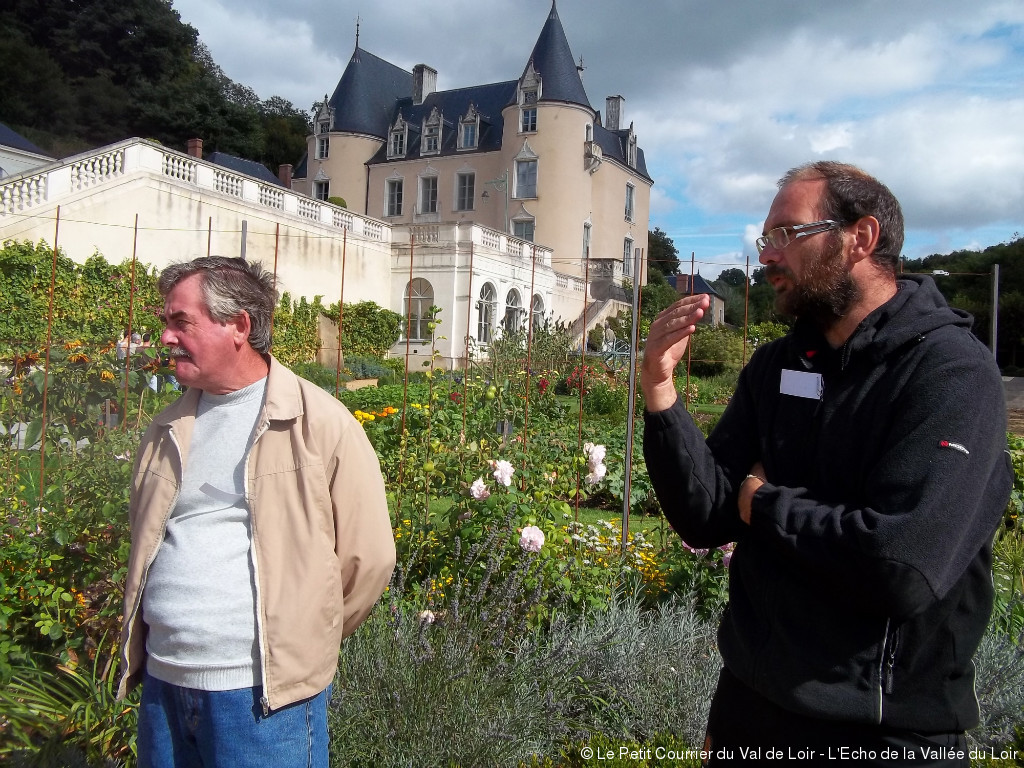 Jardin du château de la Motte Thibergeau un petit Villandry
