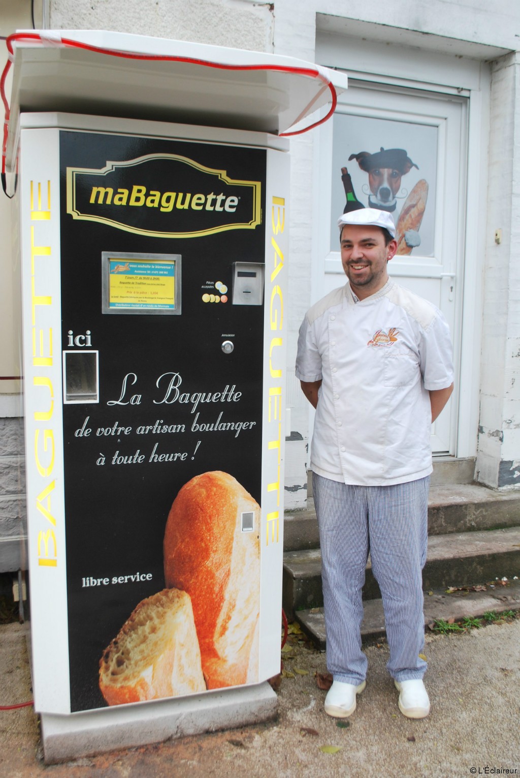 Il lance des distributeurs automatiques de baguettes ! L'Éclaireur de