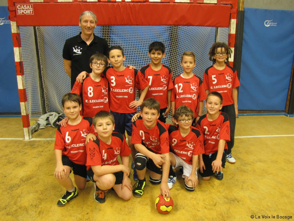 Handball les U11 Virois n'ont pas fait de cadeau ! La Voix le Bocage