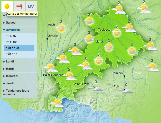 Météo. Quel temps à Toulouse le weekend des 16 et 17 janvier ? Actu
