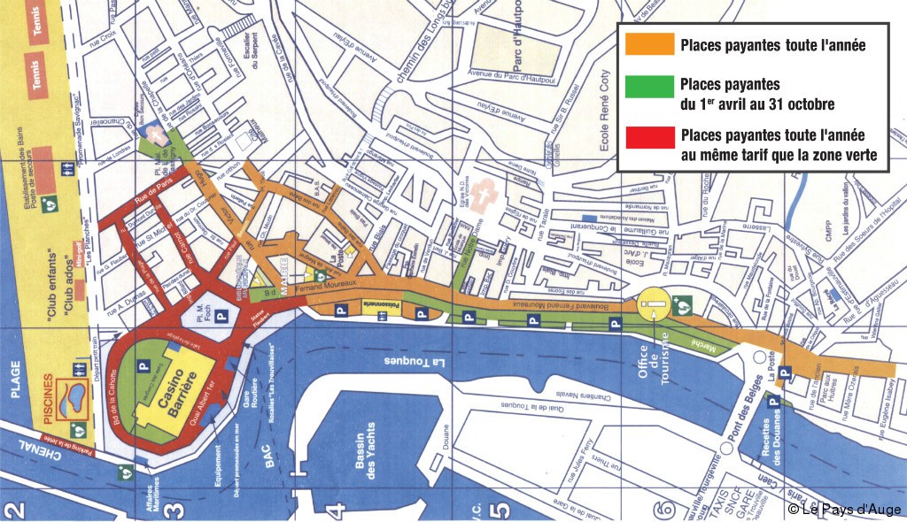 Les Points Douloureux De Plan Trouville 1 049 places de parking payantes pour fluidifier la circulation en