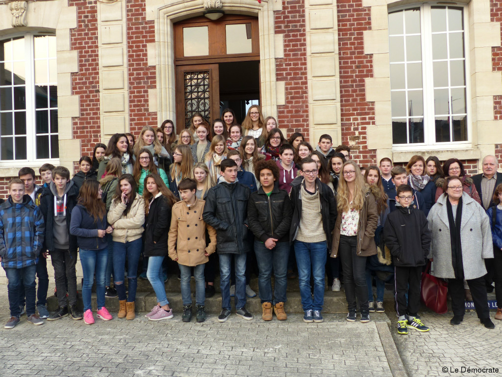 Des élèves allemands en visite au collège Marc Chagall