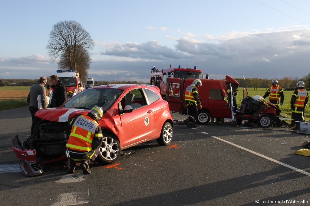 Un accident, et trois blessés de plus, sur la D928 Le Journal d'Abbeville