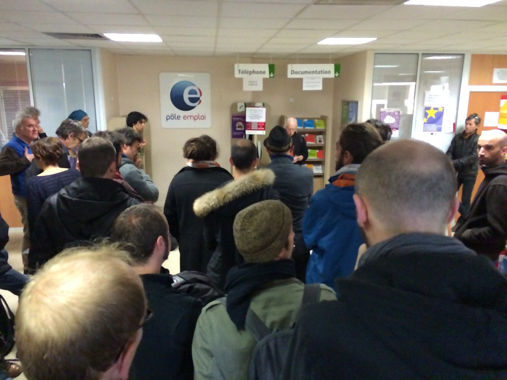 Occupation d'une agence Pôle Emploi à Toulouse par les intermittents