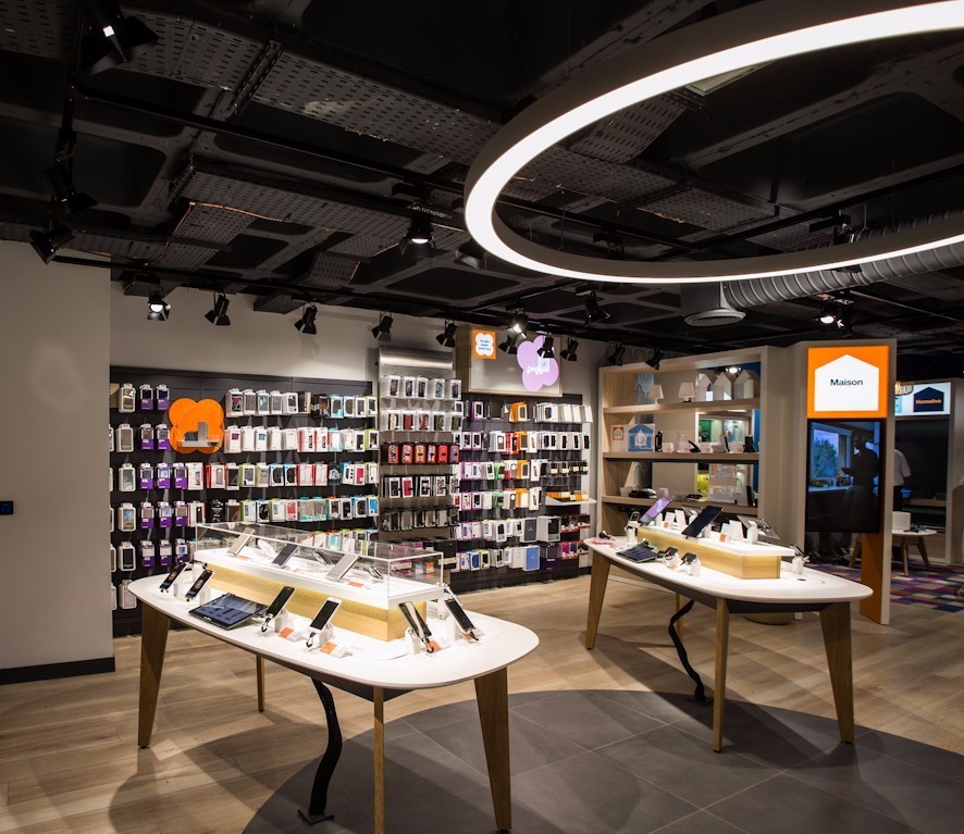 La nouvelle boutique Orange, à Rouen. « Le plus grand megastore de