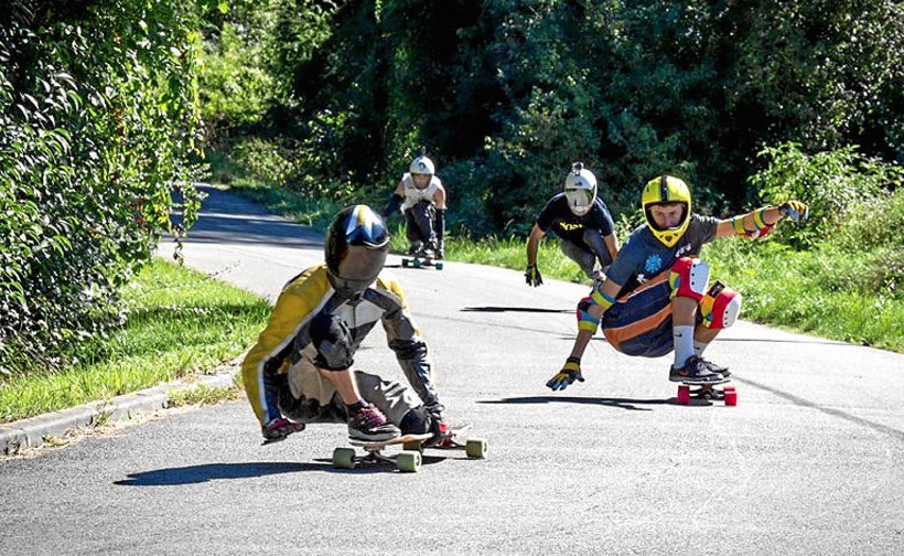 Back to the D35 avec le longboard, le skate est à l'honneur près de