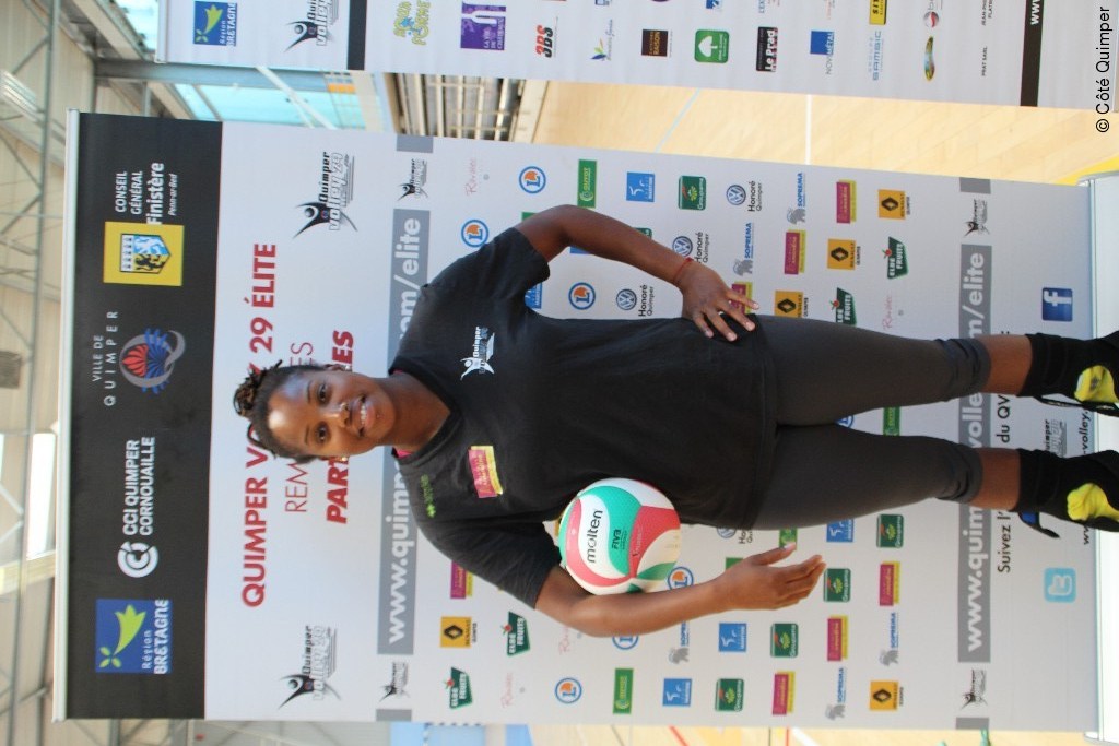 Quimper Volley découvrez le portrait décalé Kelly Oublié