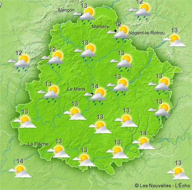 Météo. Le temps de ce jeudi 17 novembre à SablésurSarthe et sa région