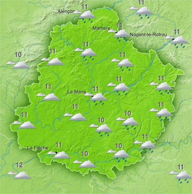 METEO. Le temps de ce mardi 21 février 2017 Les Nouvelles de Sablé