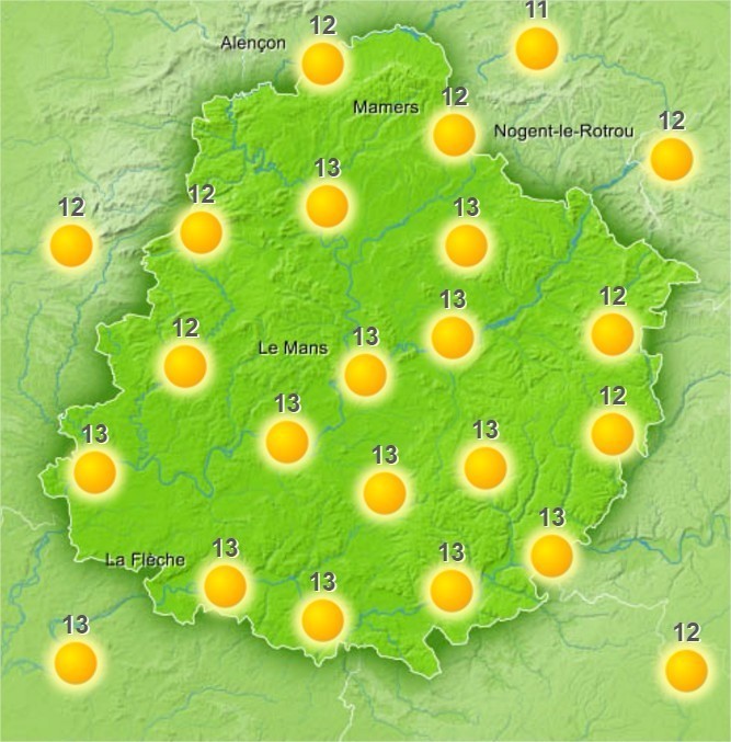 METEO. Le temps de samedi 18 février en Sarthe Les Nouvelles de Sablé