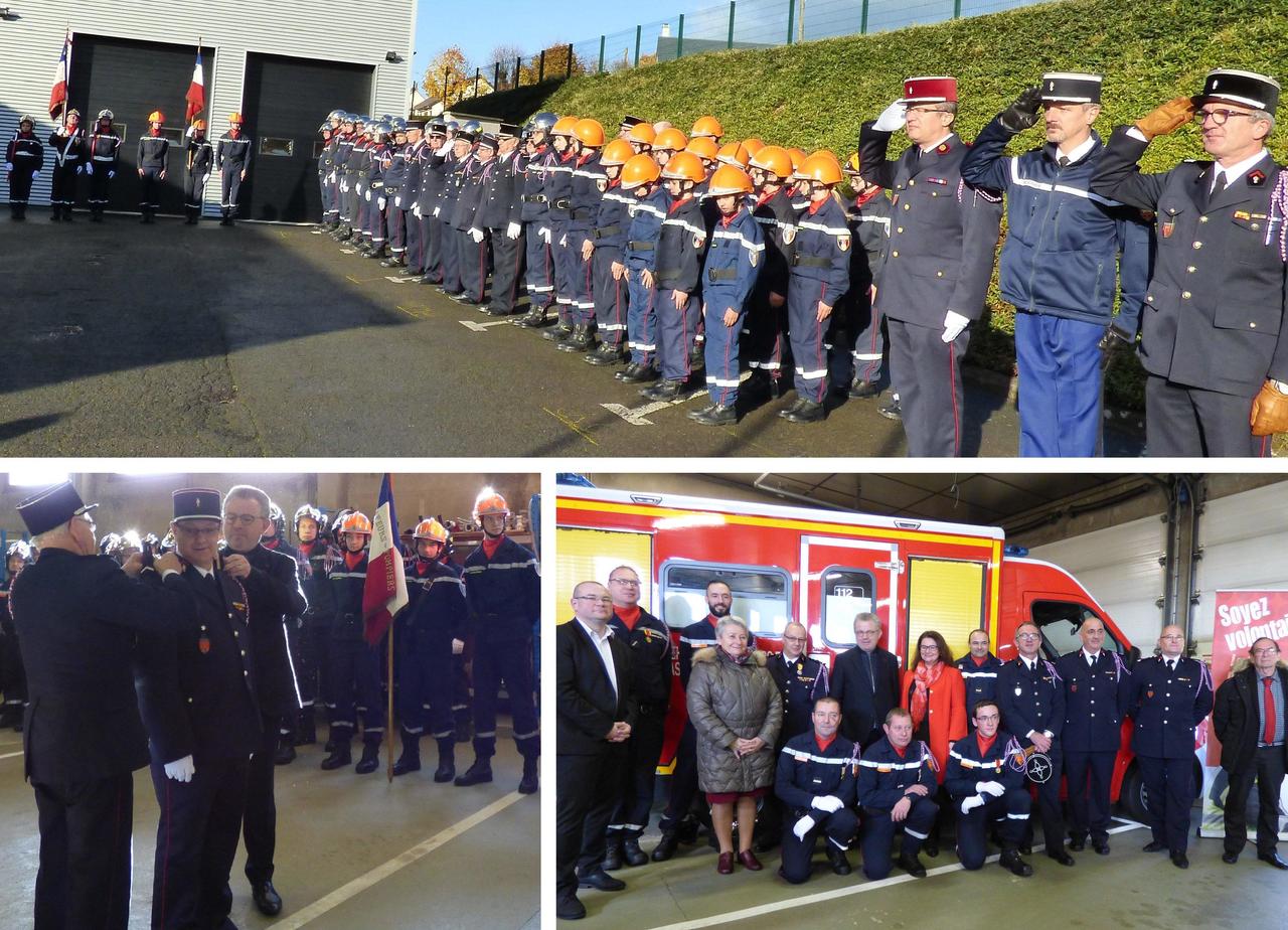 Dernière SainteBarbe pour le chef du centre de secours de Condésur