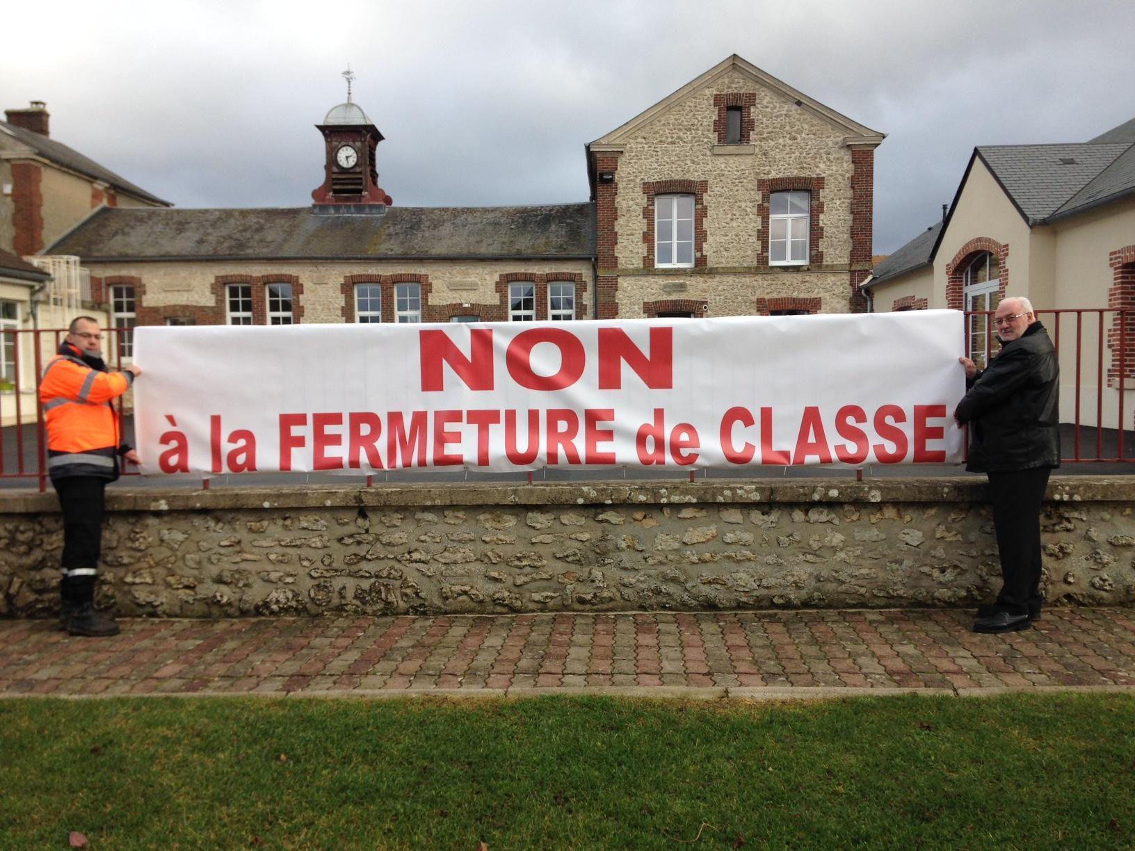 Opposé à la fermeture d'une classe, le maire de Courcelles