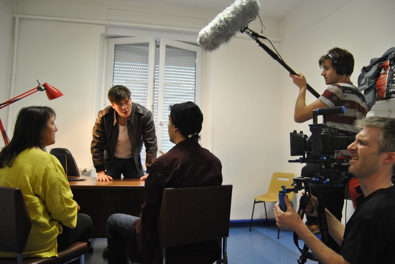 Défi vidéo de Cherbourg Project en plein cœur d'un tournage