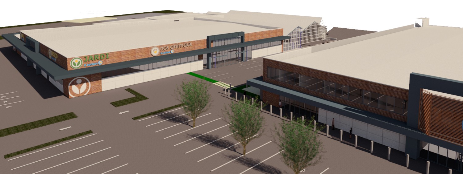 Le Centre E.Leclerc du Neubourg dévoile ses plans ! Le