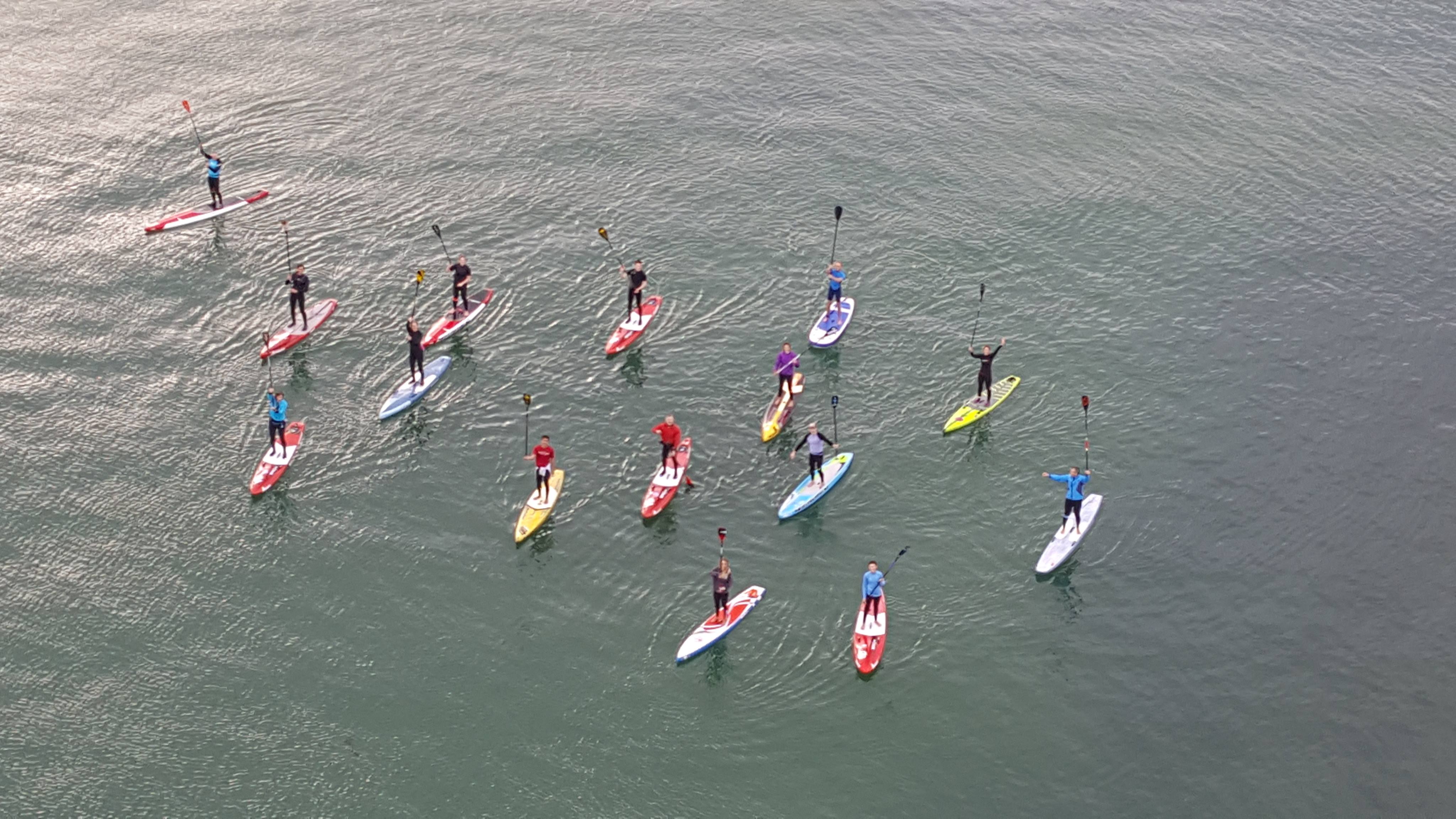 Le standup paddle en compétition à Brest Côté Brest